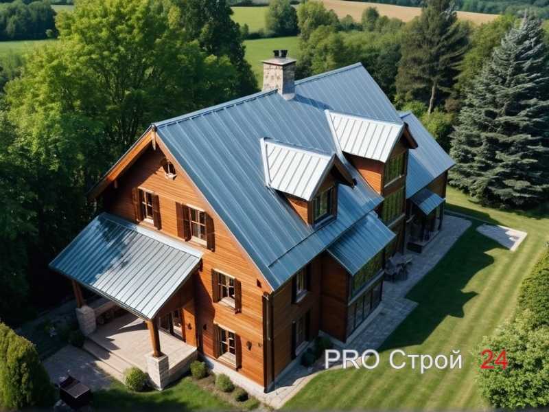 Выбор материала кровли для сильных дождей и снега