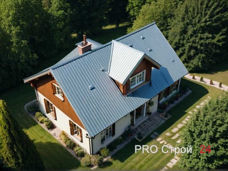 Подбор кровельного материала для домов на склоне