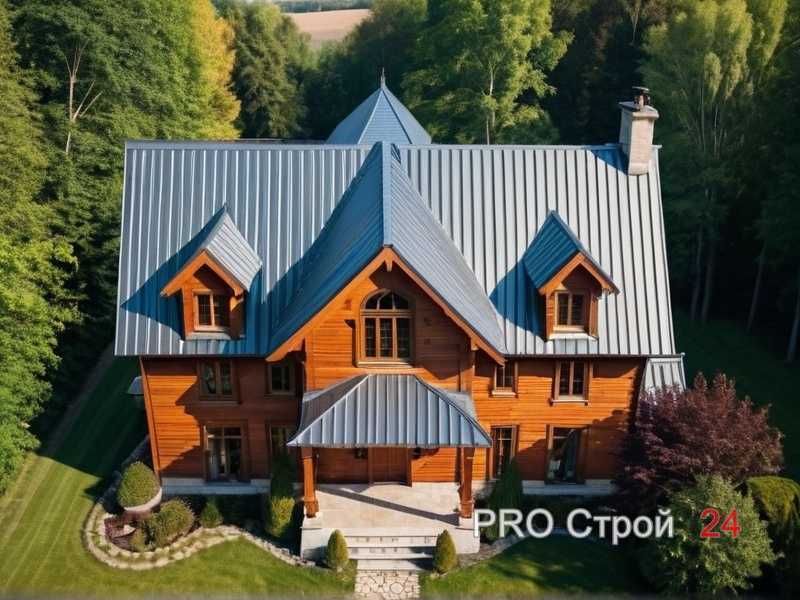 Организация укладки покрытия на коньках и ребрах крыши