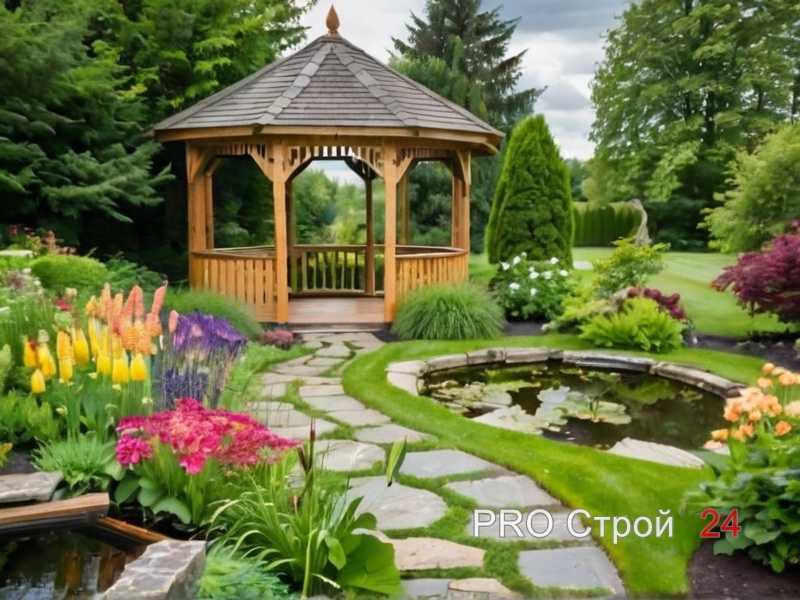 Следующий аспект – выбор декоративных элементов. Использование натуральных материалов, таких как камень или дерево, поможет создать визуальное единство огорода и других частей участка. Каменные дорожки или деревянные перегородки идеально подойдут для отделения зоны огорода от цветников или зоны отдыха, создавая таким образом гармоничное сочетание разных функциональных зон.