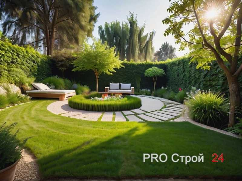 Оптимальное размещение деревьев и кустарников