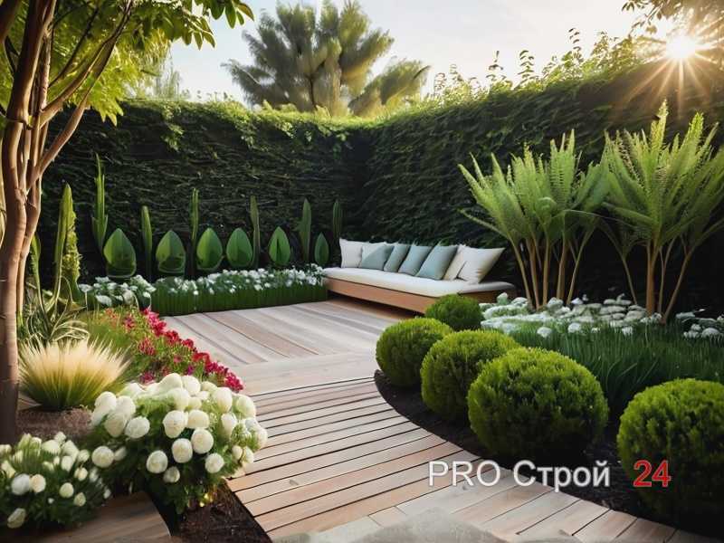 Использование гравия и декоративного щебня для создания чистых дорожек