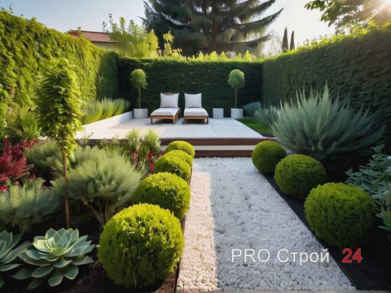 Создание декоративных групп и живых изгородей