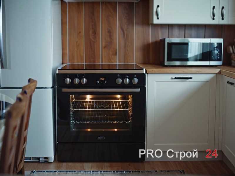 Как подобрать размеры техники под планировку открытой кухни