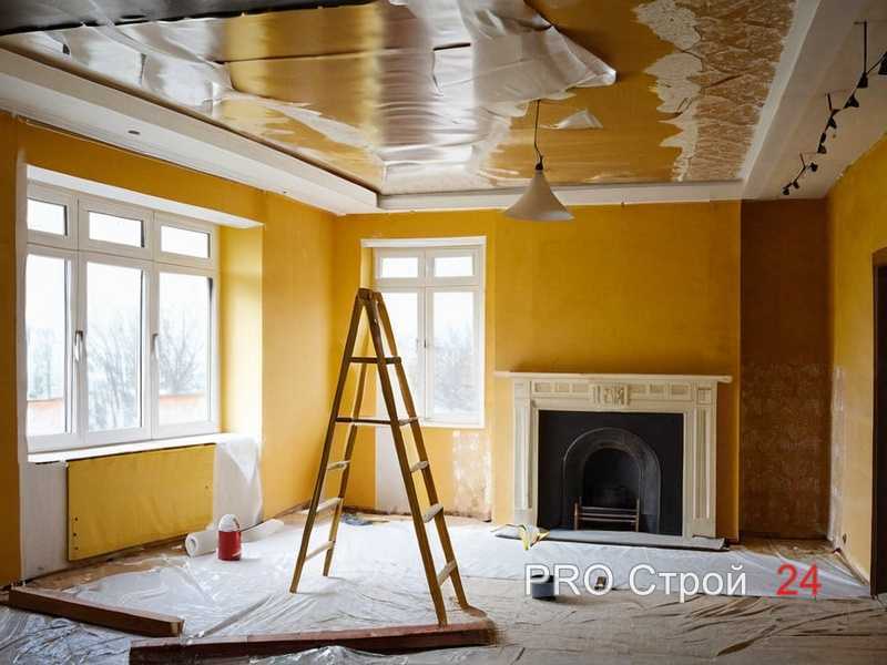 Демонтаж старой отделки и сантехники